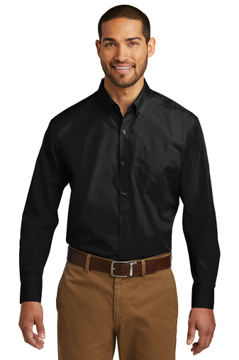 Port Authority ®  Tall Long Sleeve Carefree Poplin Woven Shirt. TW100