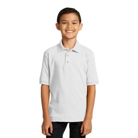 Port & Company ®  Youth 5.5-Ounce Jersey Knit Polo. KP55Y