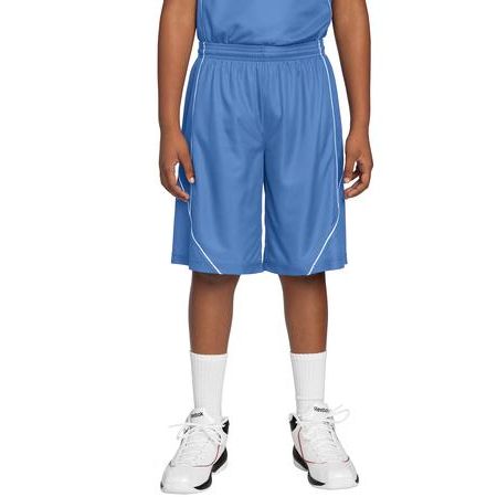 Sport-Tek ®  Youth PosiCharge Mesh Reversible Spliced Short. YT565