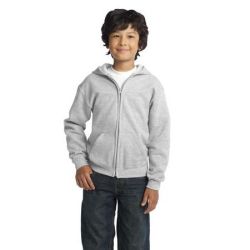 Gildan ®  Youth Heavy Blend   Full-Zip Hooded Sweatshirt. 18600B